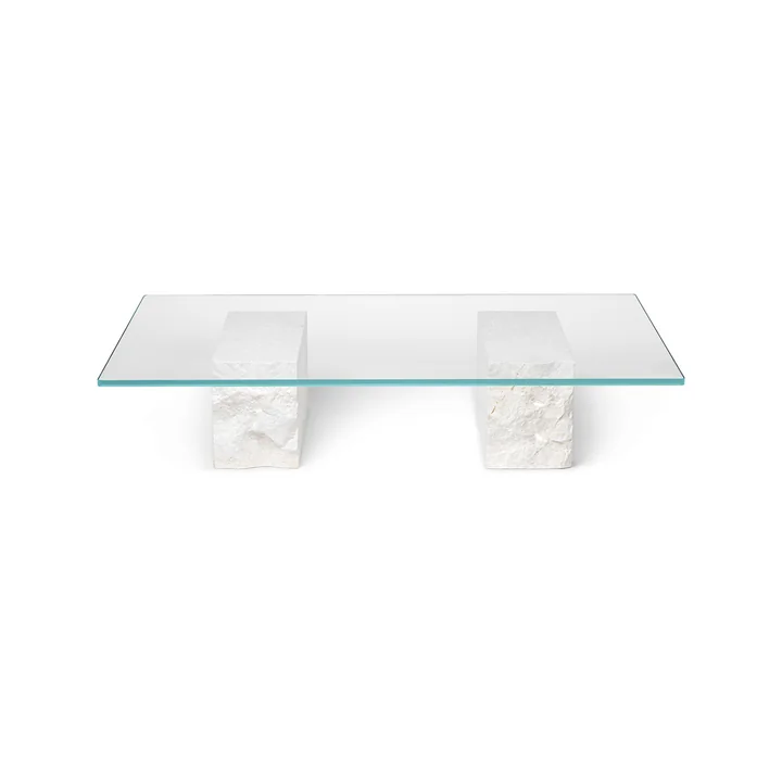 Mineral Couchtisch, Bianco Curia von Ferm Living 