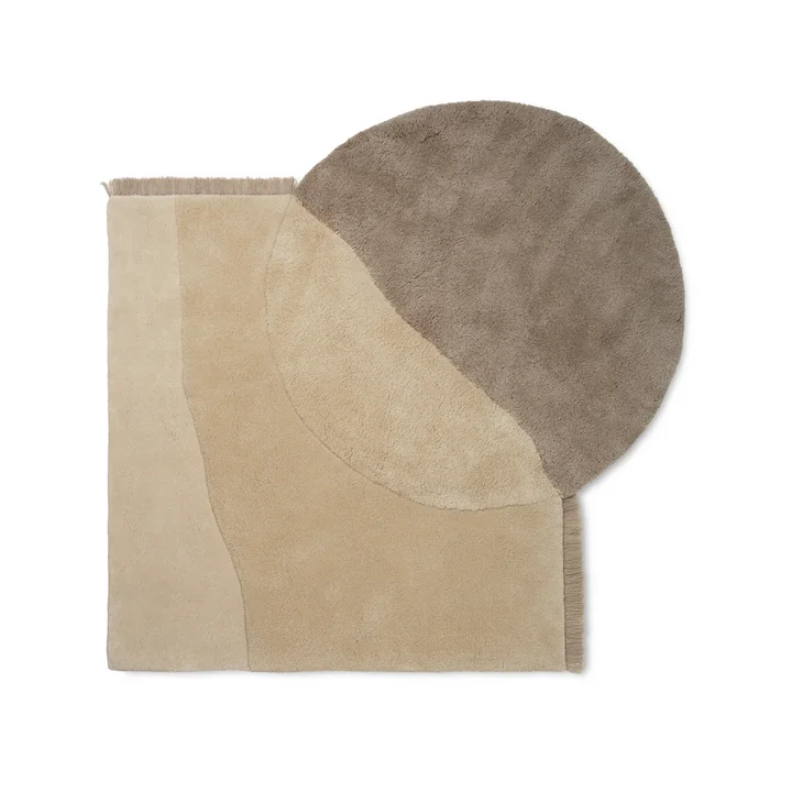 View Tufted Teppich von Ferm Living in beige