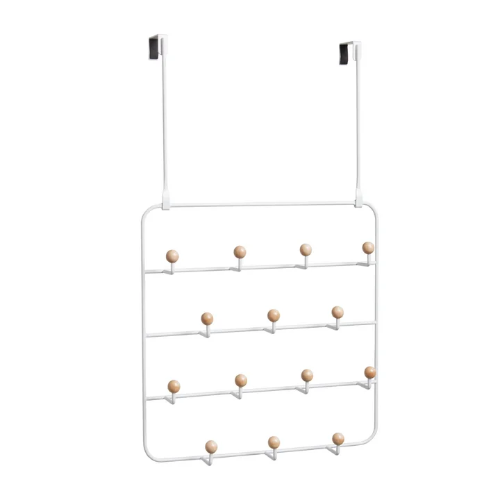 Estique Türgarderobe von Umbra in weiss / natur