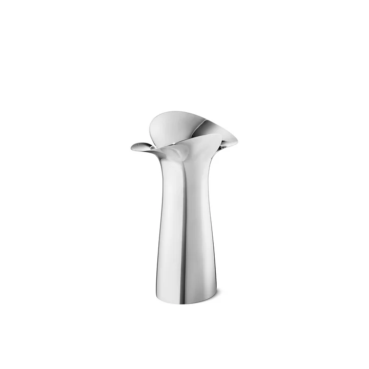 Bloom Botanica Vase, Edelstahl, small von Georg Jensen 