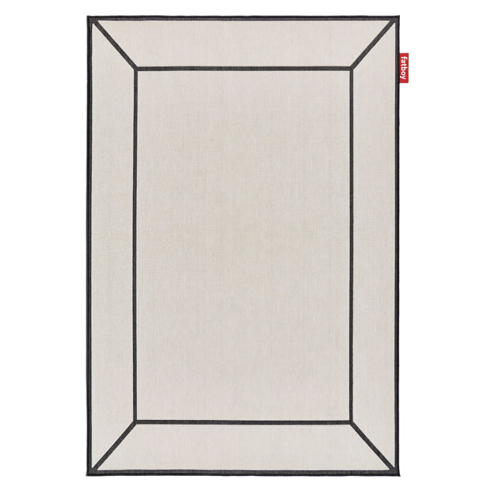 Carpretty Grand Frame Outdoor-Teppich 200 x 290 cm von Fatboy in off-white
