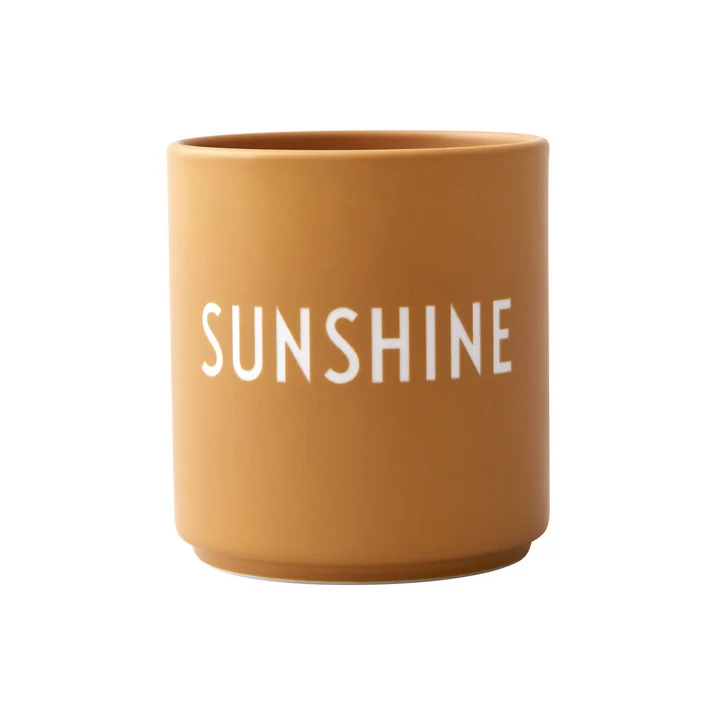  AJ Favourite Porzellan Becher, Sunshine von Design Letters