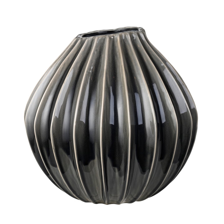 Wide Vase, Ø 40 x H 40 cm, smoked pearl von Broste Copenhagen 