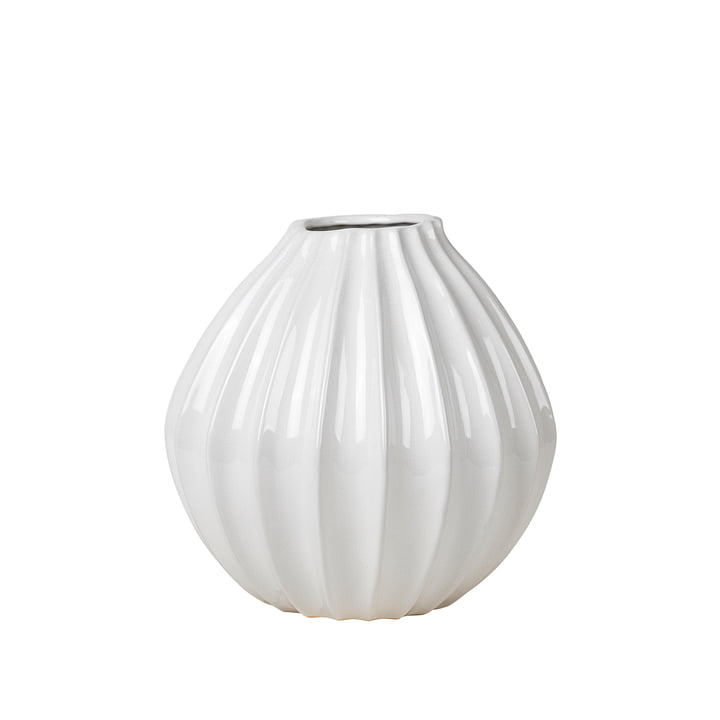 Wide Vase, Ø 30 x H 30 cm, ivory von Broste Copenhagen 