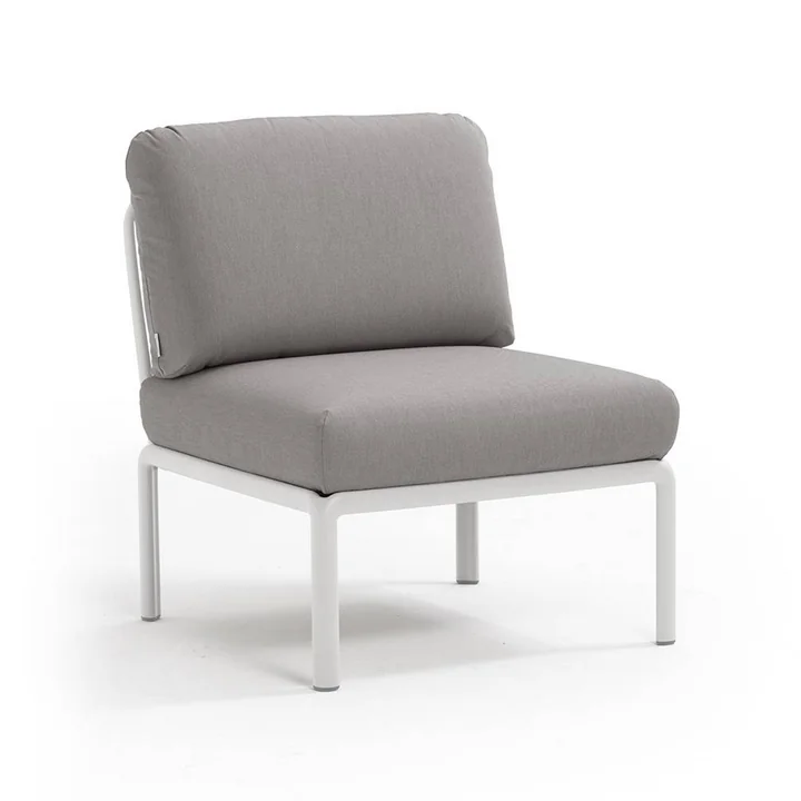 Komodo Modulsofa Mittelelement von Nardi in weiss / grau