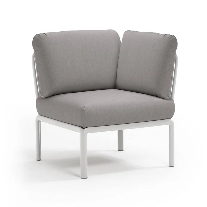 Komodo Modulsofa Eckelement von Nardi in weiss / grau