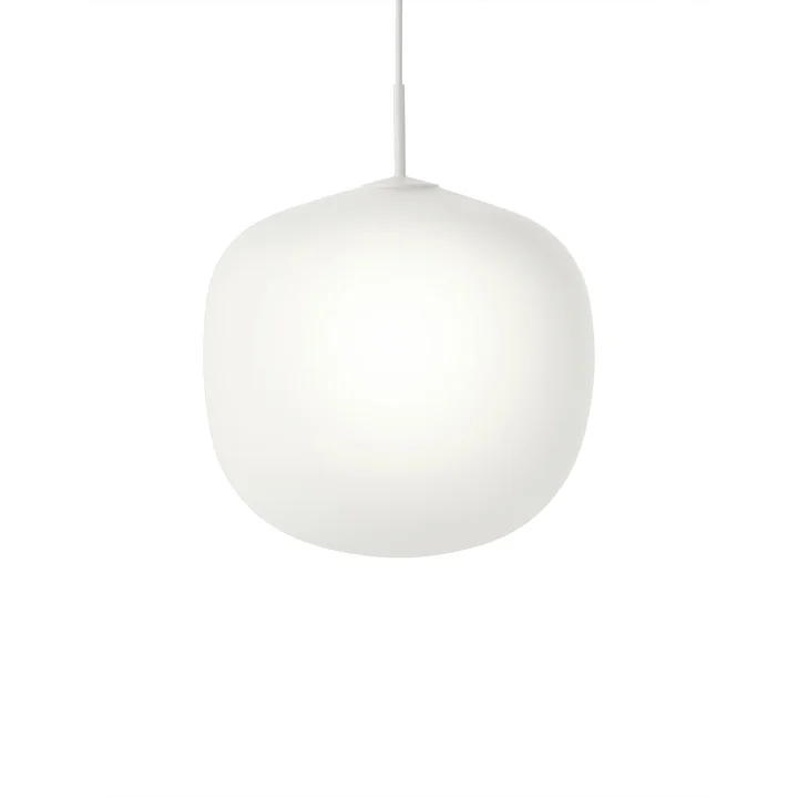 Rime Pendelleuchte Ø 45 cm, opal / weiss von Muuto 