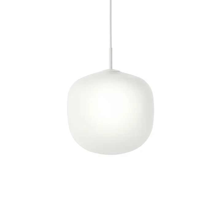 Rime Pendelleuchte Ø 37 cm, opal / weiss von Muuto 