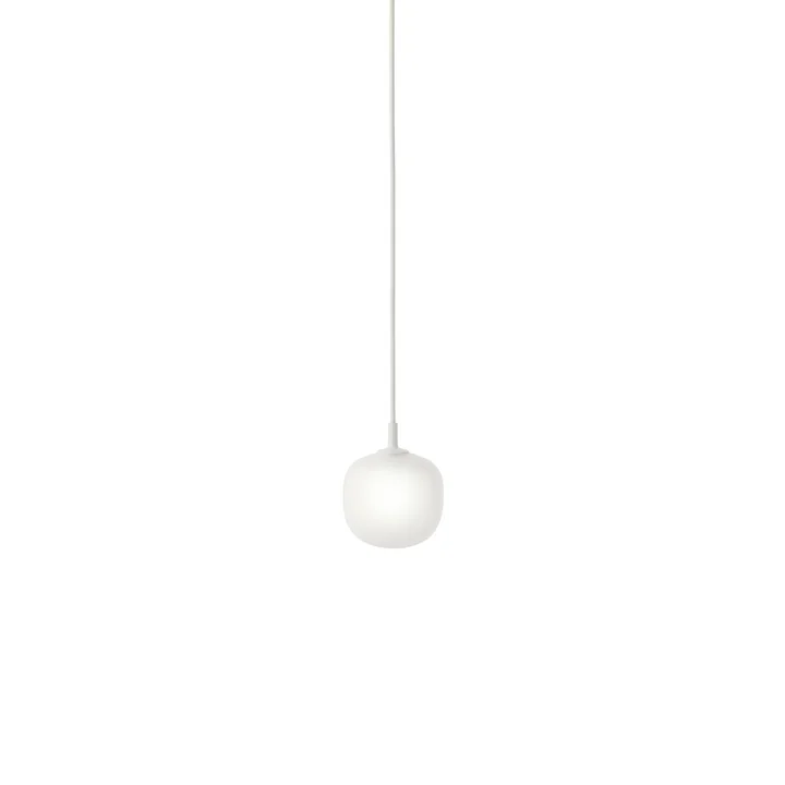 Rime Pendelleuchte Ø 12 cm, opal / weiss von Muuto 