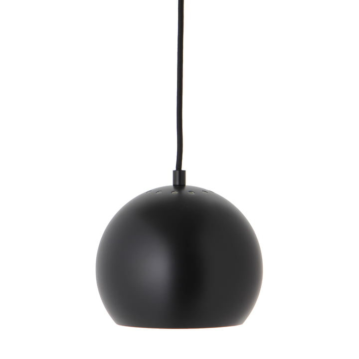 Ball Pendelleuchte Ø 18 cm, schwarz matt / weiss von Frandsen
