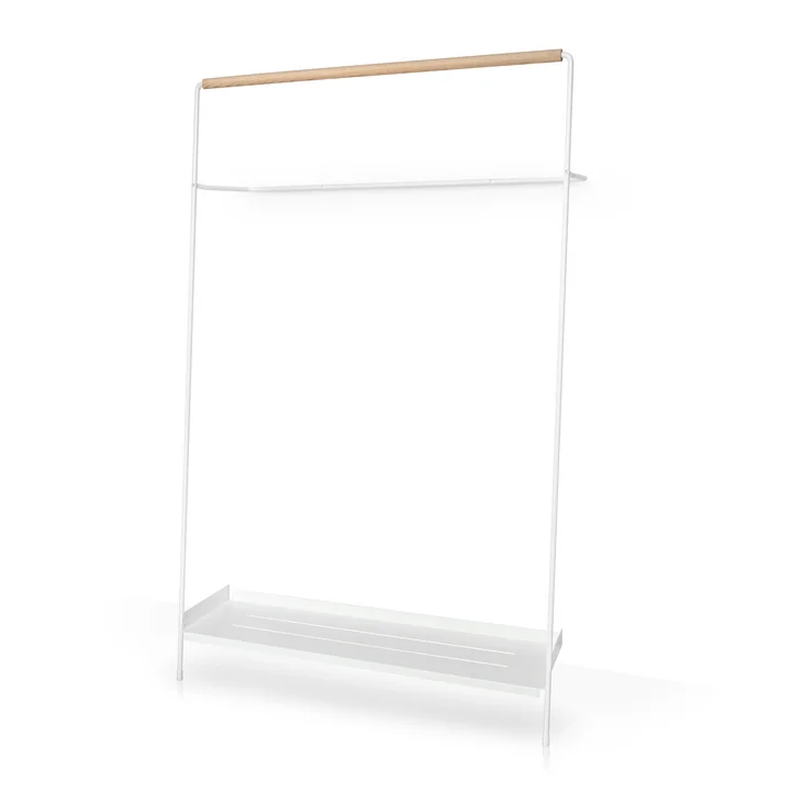Anlehngarderobe Meta, weiss / Esche von vonbox 