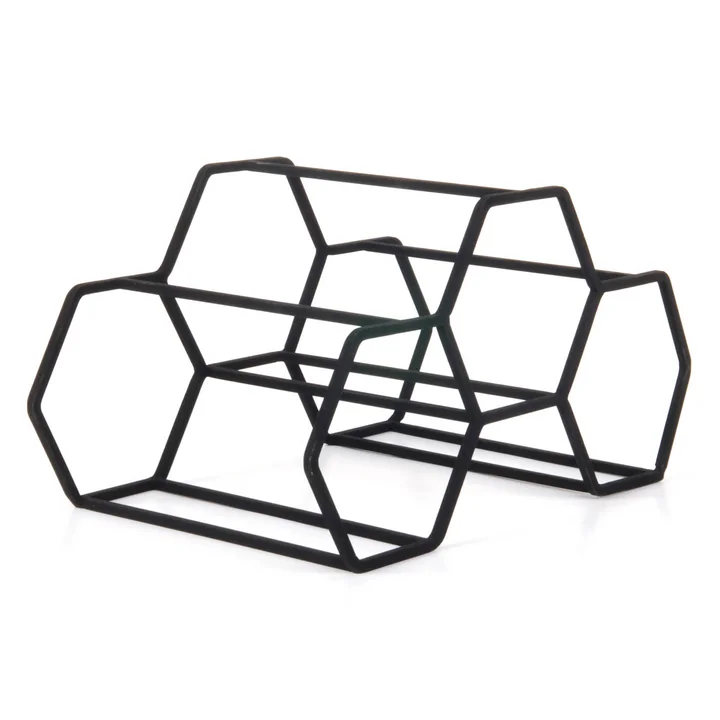 Pico Flaschenregal für 3 Flaschen, schwarz von XLBoom 