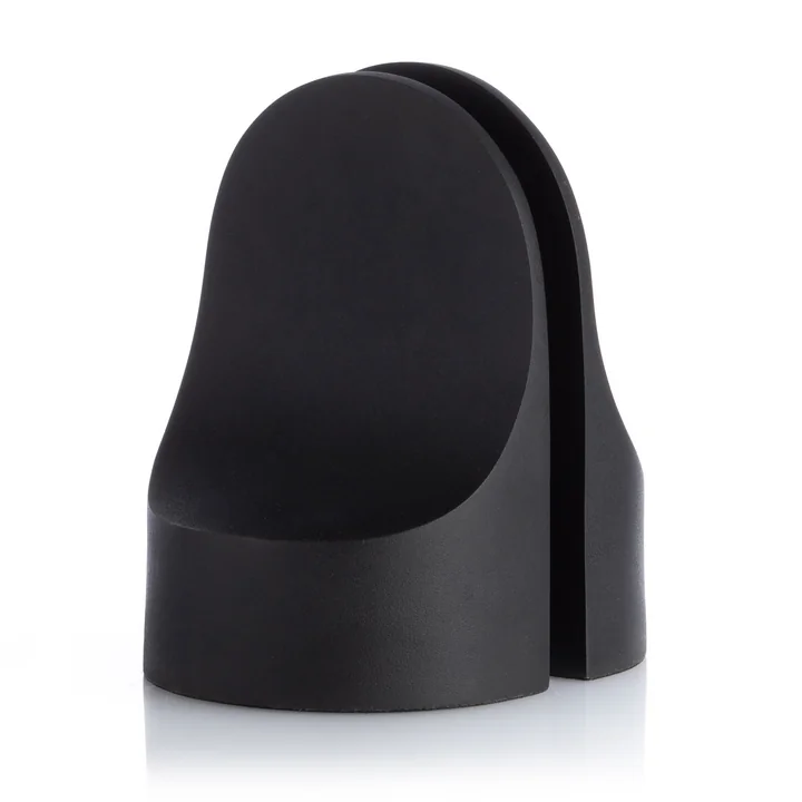 Emoji Buchstütze (2er-Set), schwarz von XLBoom 