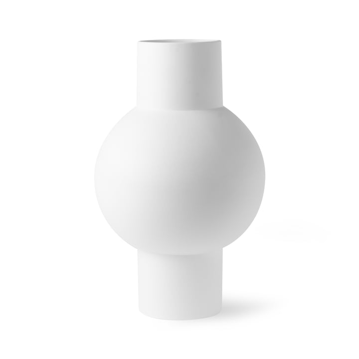 Vase M, Ø 21 x H 32 cm, matt weiss von HKliving