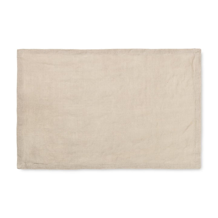 Linen Tischset, 50 x 30 cm, natural (2er-Set) von ferm Living