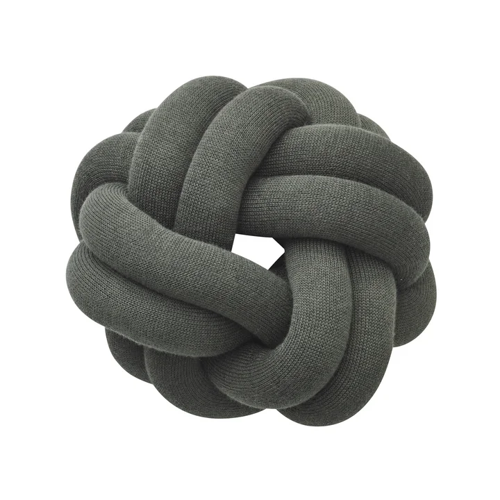 Knot Kissen, forest green von Design House Stockholm