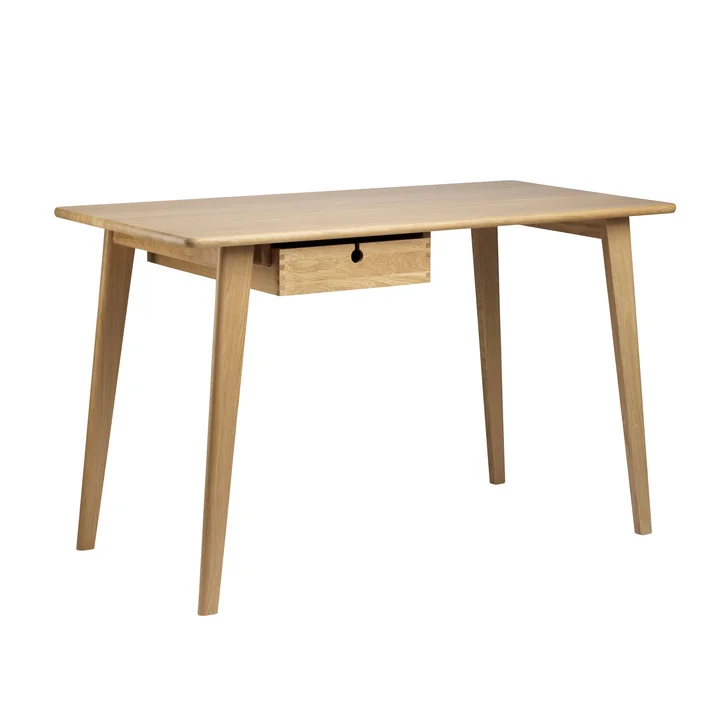 C67 Schreibtisch small, 113 x 50 cm, Eiche natur von FDB Møbler
