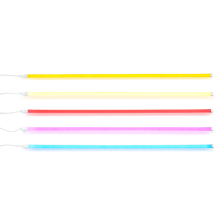 Neon LED-Leuchtstaebe, Gruppe von Hay.