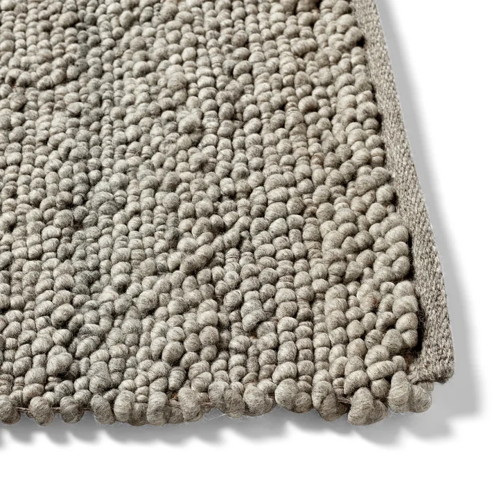 Peas Random Teppich, medium grey von HAY.