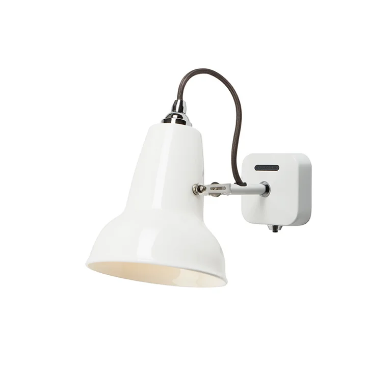 Original 1227 Mini Ceramic Wandleuchte, pure white von Anglepoise 