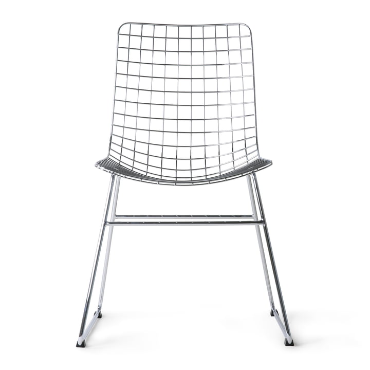 Der Wire Chair von HKliving in chrom