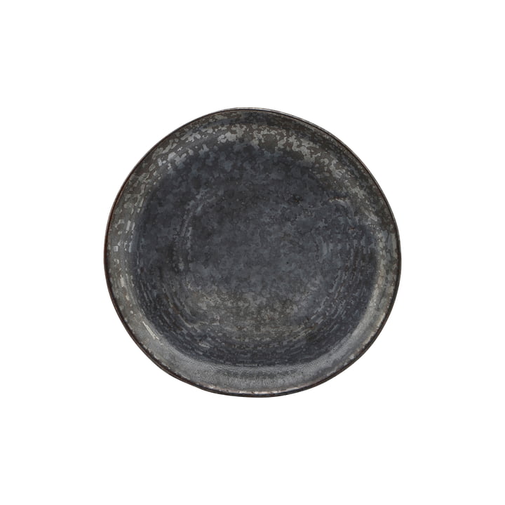 Kuchenteller Pion, Ø 16.5 cm, schwarz / braun von House Doctor