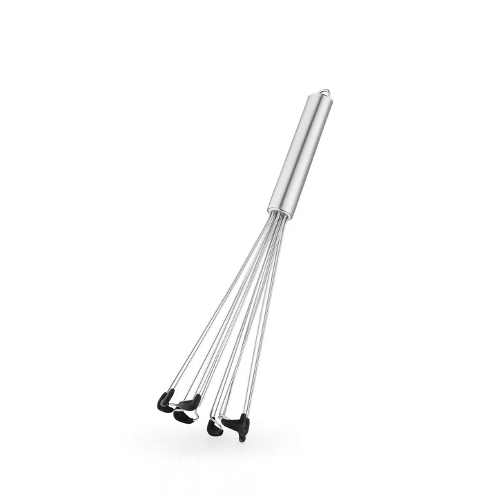 Schneebesen 25 cm von Eva Trio in Edelstahl / Silikon