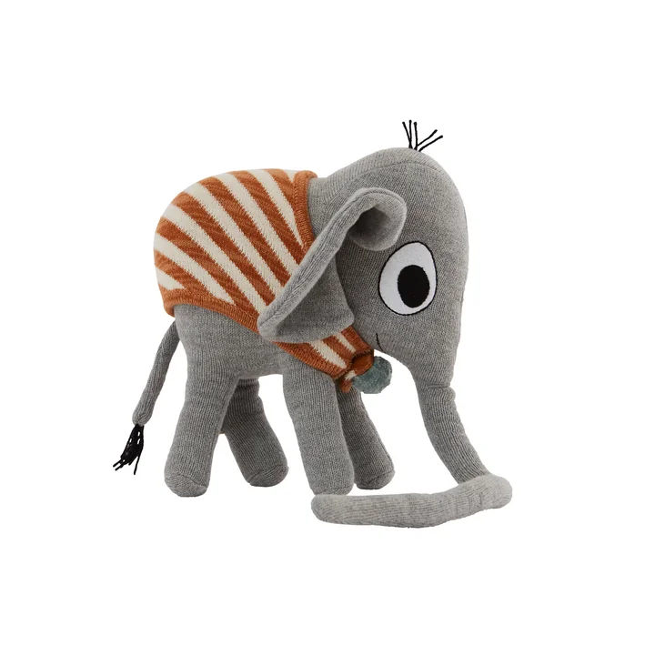 Das Strick-Kuscheltier, Elephant Henry von OYOY