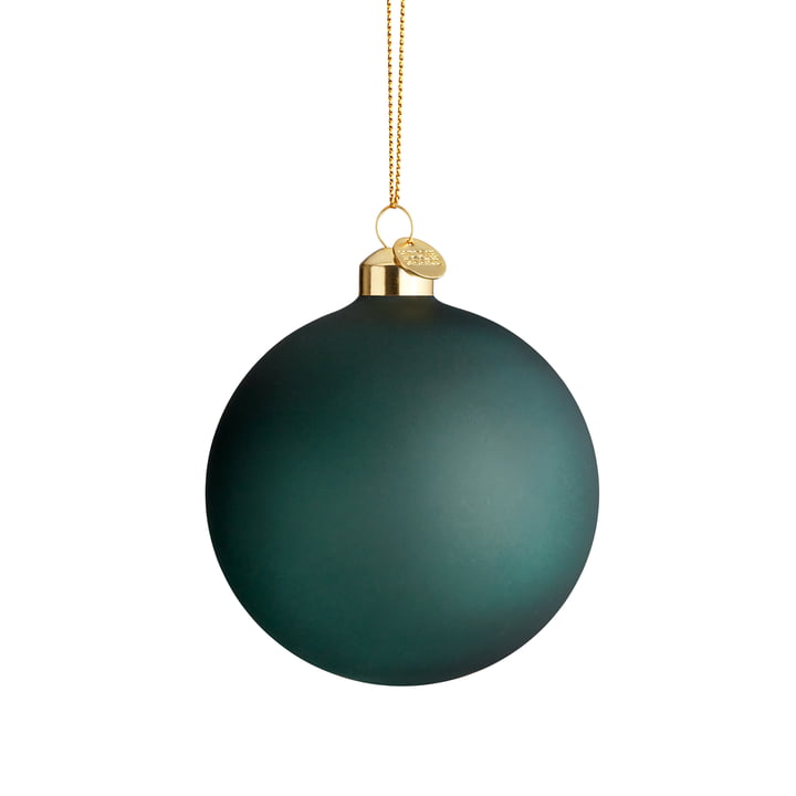 Die Souvenir Weihnachtskugel, Ø 8 cm, dunkelgrün von Holmegaard