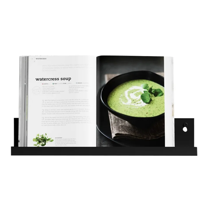 Das Wandregal L40 von Nichba Design in schwarz