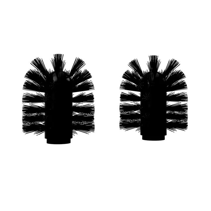 Die Ersatz Bürstenköpfe von Nichba Design in schwarz