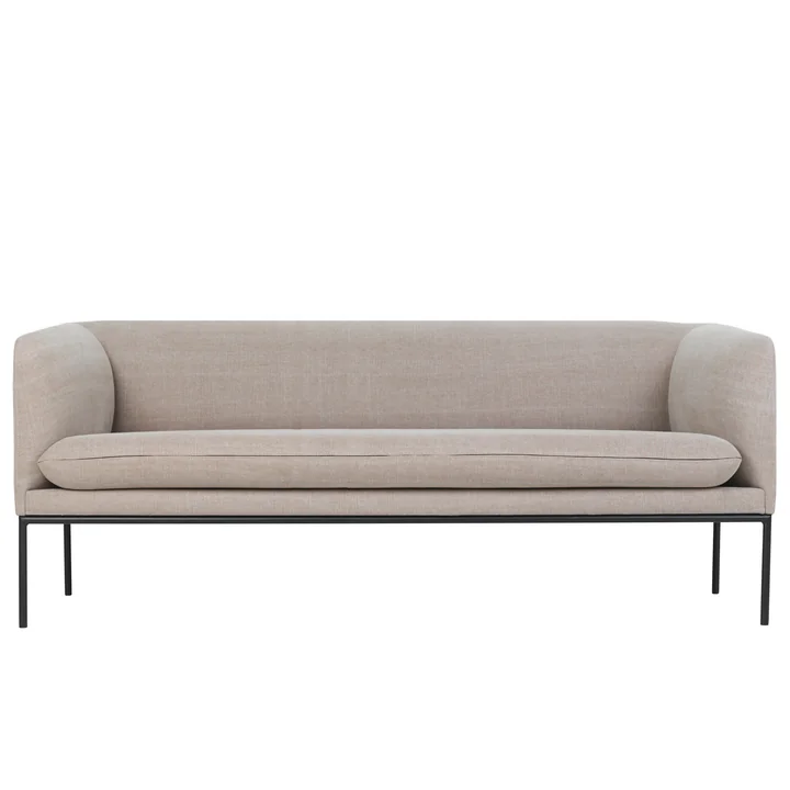 Das Turn Sofa (3-Sitzer) von Ferm Living in Leinen natur