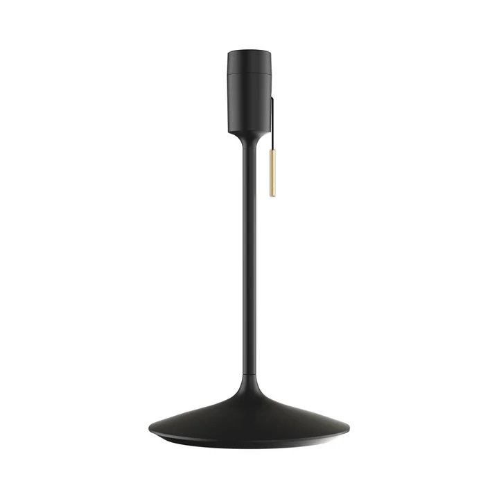Champagne Tischleuchtenfuss H 42 cm von Umage in schwarz