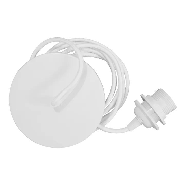 Die Umage - Rosette Lampenfassung-Set, weiss