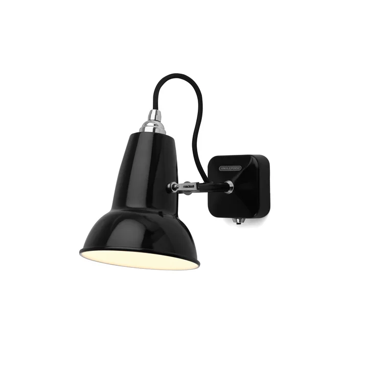 Original 1227 Mini Wandleuchte, Kabel schwarz, Jet von Anglepoise 