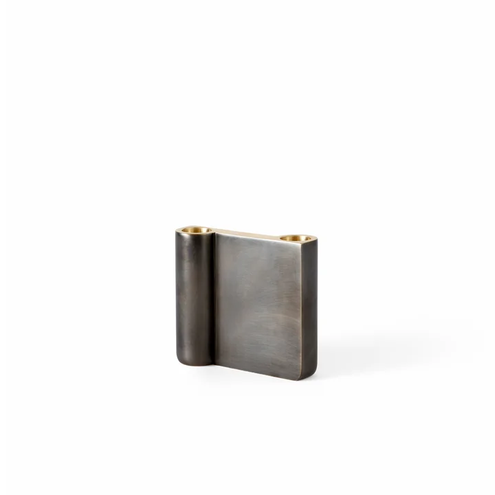 Der kleine Collect Kerzenhalter von &Tradition, bronziertes Messing