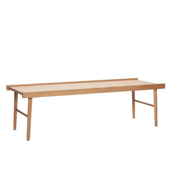  Couchtisch mit Kanten, Eiche, natur von Hübsch Interior