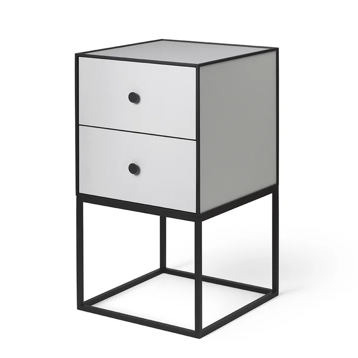Frame Sideboard 35 (inkl. 2 Schubladen), hellgrau von Audo