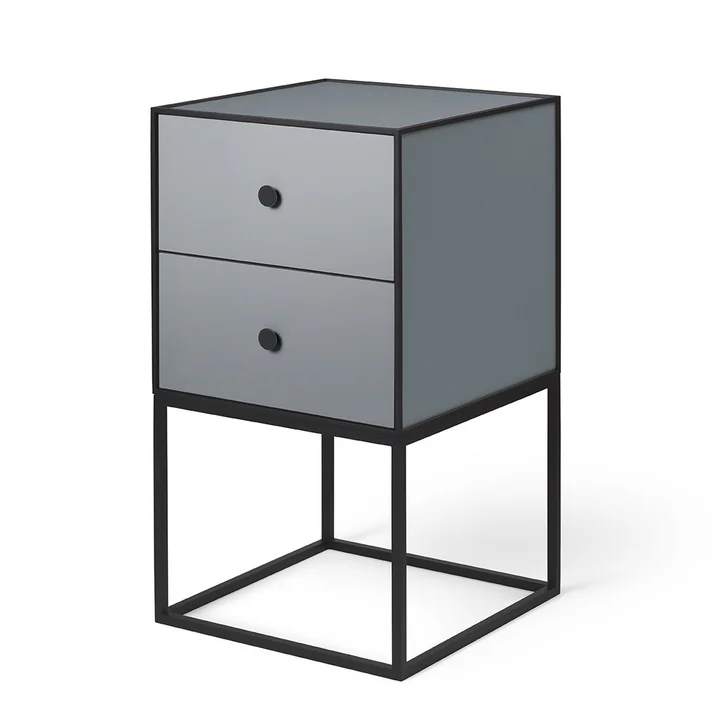 Frame Sideboard 35 (inkl. 2 Schubladen), dunkelgrau von Audo
