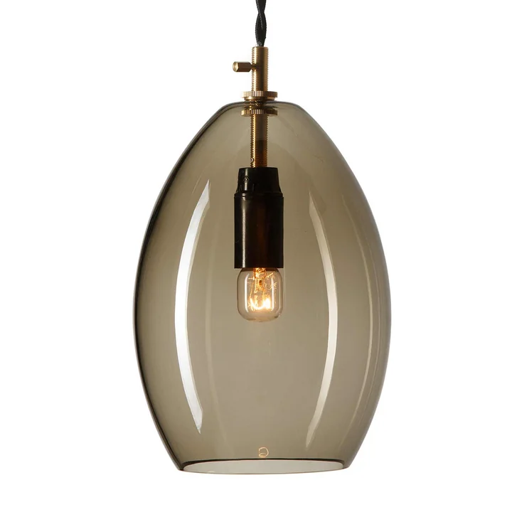 Die northernlighting - Unika Pendelleuchte in gross, grau