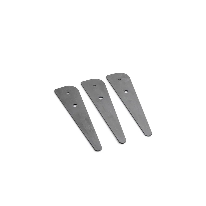 Die Füsse für die Triple 90 Feuerschale von höfats in schwarz