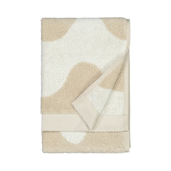 Das Lokki Gästehandtuch von Marimekko in beige / weiss