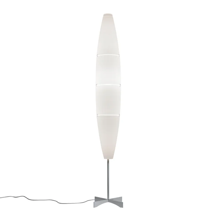Foscarini - Havana Stehleuchte, Aluminium / weiss