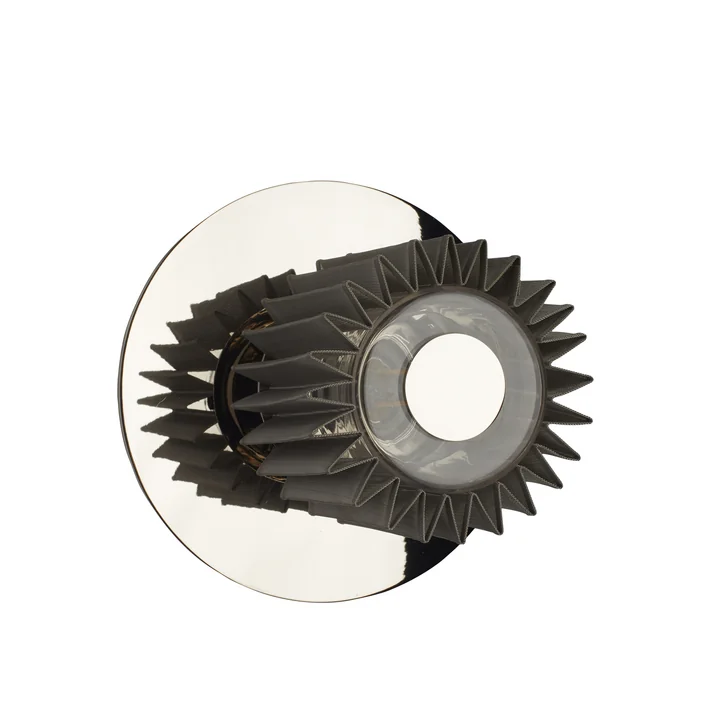 Die In the Sun Wandleuchte von DCW in Mesh silber, Ø 190 mm