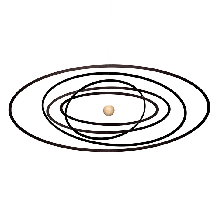 Science Fiction Mobile Ellipse Horizontal, natur von Flensted Mobiles
