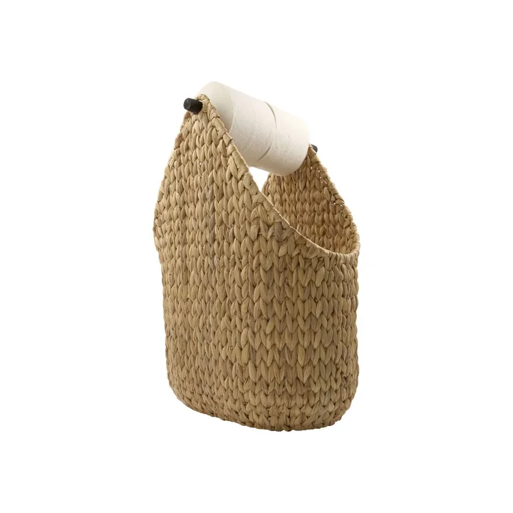 Der Toilettenpapierhalter von House Doctor aus Bastgeflecht, natur