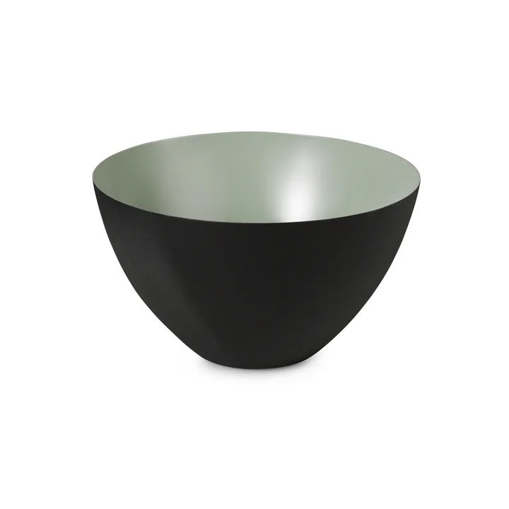 Die Krenit Schale von Normann Copenhagen, 14 x Ø 25 cm, dusty green