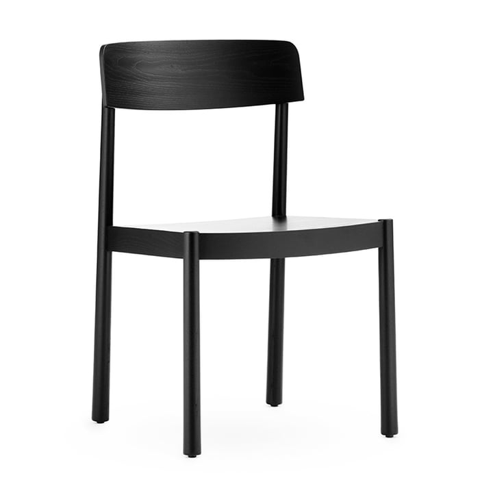 Der Timb Stuhl von Normann Copenhagen in schwarz