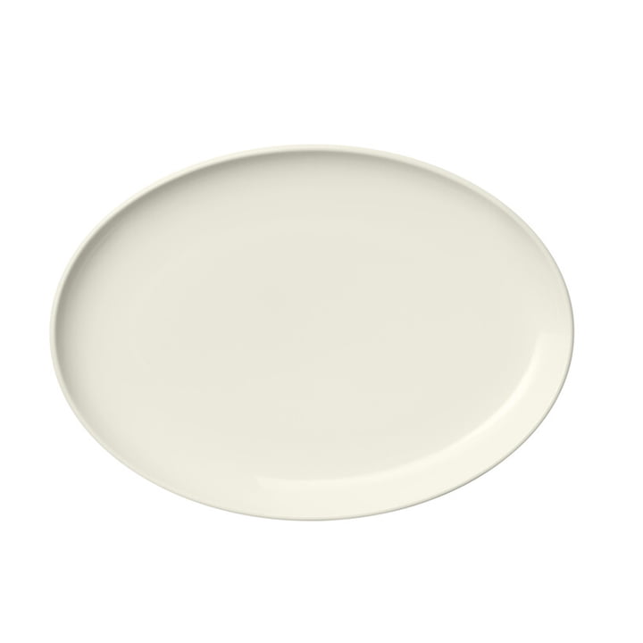 Der Essence Teller von Iittala, oval 25 cm, weiss