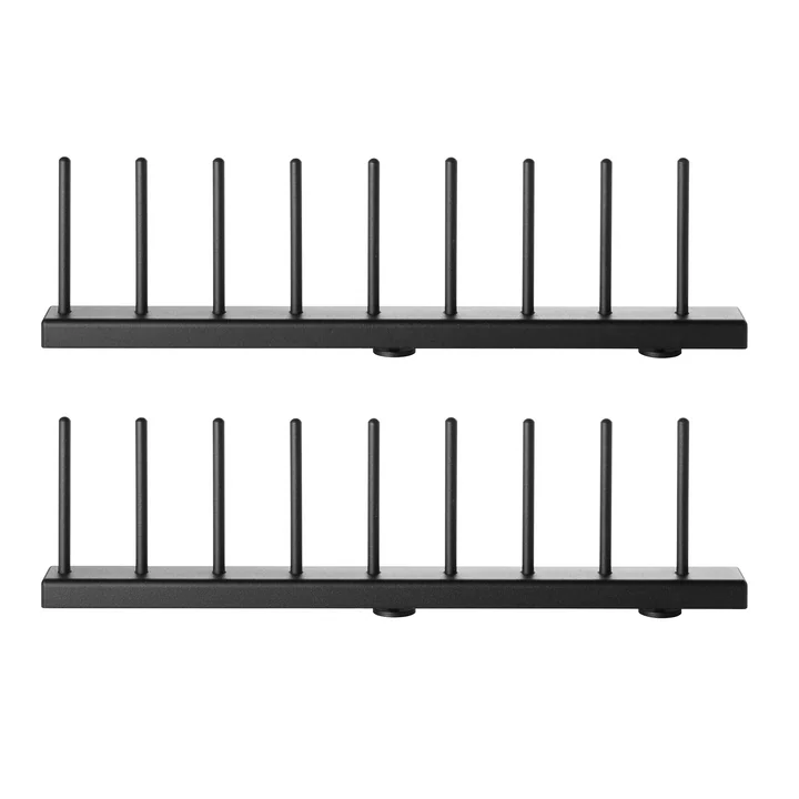 Plattenhalter, 30 cm schwarz (2er-Set) von String